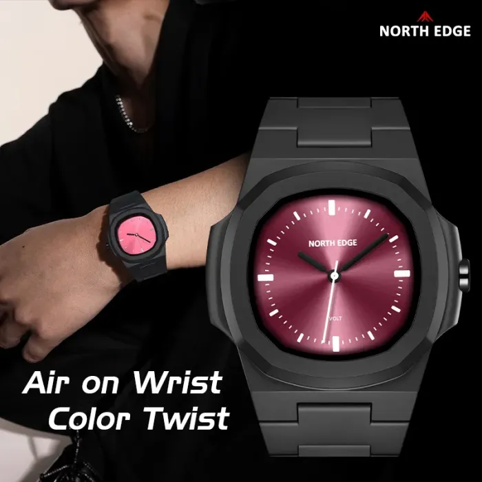 Чоловічий водостійкий годинник North Edge Volt 5 Bar - зображення 4
