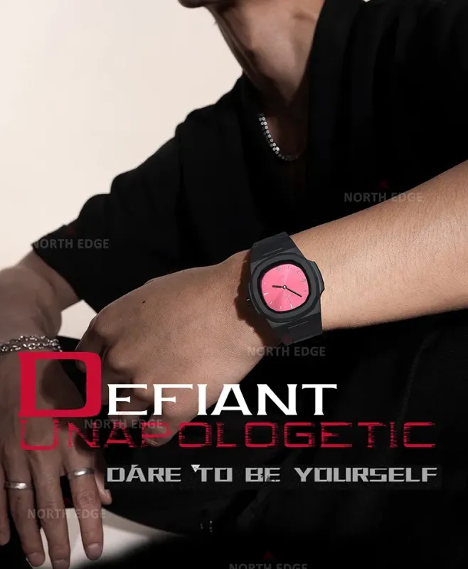 Чоловічий водостійкий годинник North Edge Volt 5 Bar - зображення 8