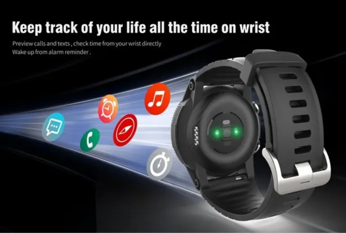 Розумний смарт годинник North Edge XTrek Black з компасом - зображення 12