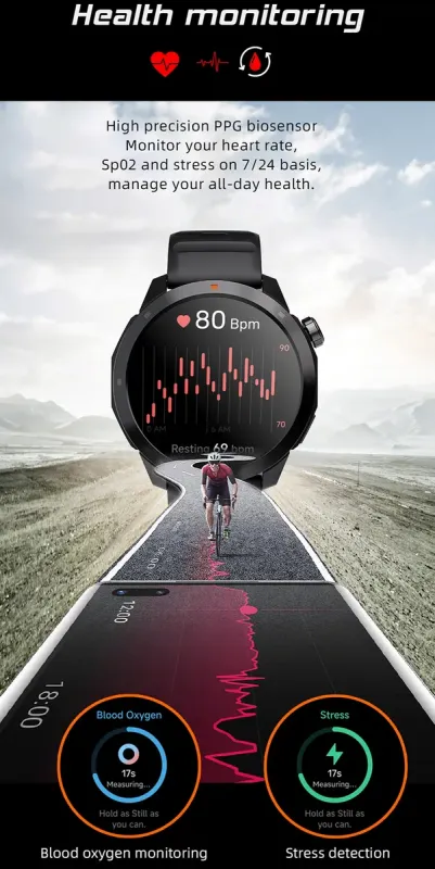 Розумний смарт годинник North Edge XTrek PRO 5Bar з компасом - зображення 5