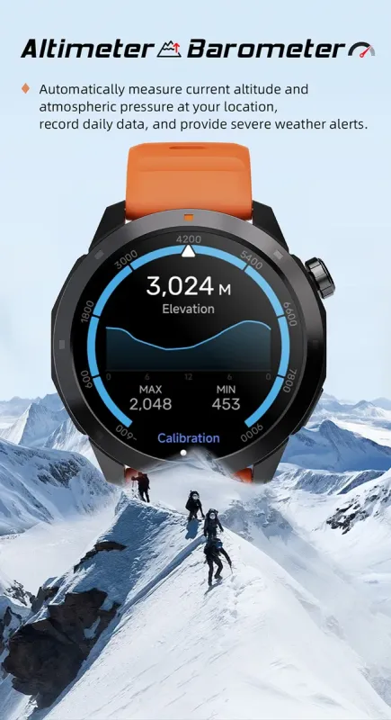 Розумний смарт годинник North Edge XTrek PRO 5Bar з компасом - зображення 12