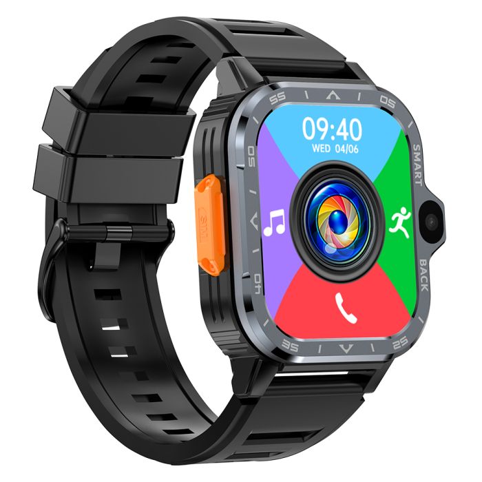 Розумний смарт годинник Smart Nova Sim Rubber Black, 2 ремінці - зображення 3