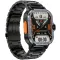 Розумний смарт годинник Smart Nova Sim Steel Black, 2 ремінці