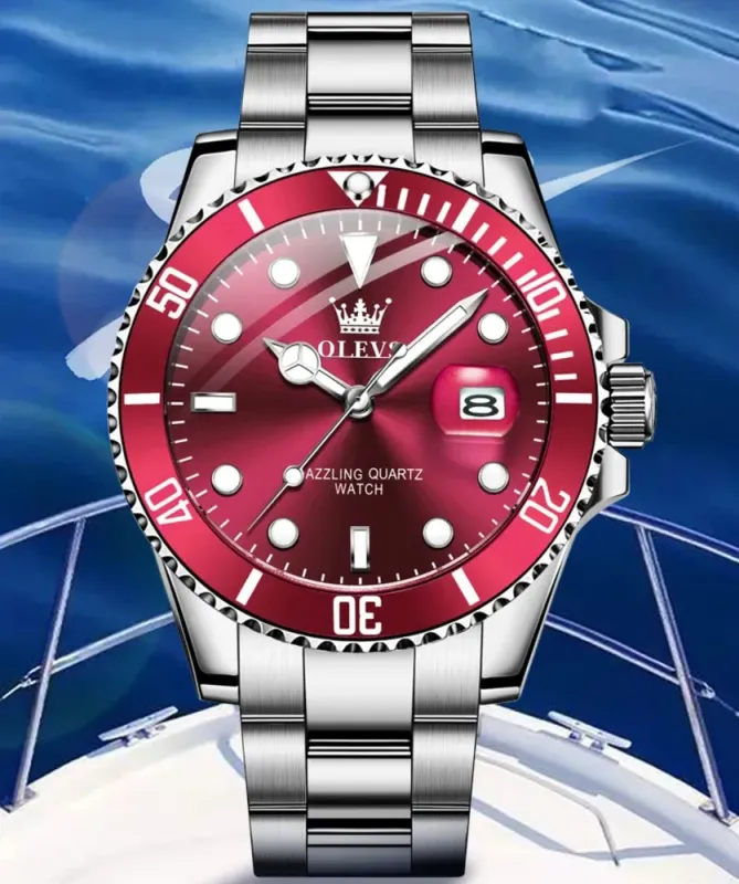 Чоловічий годинник Olevs Bordo - зображення 9