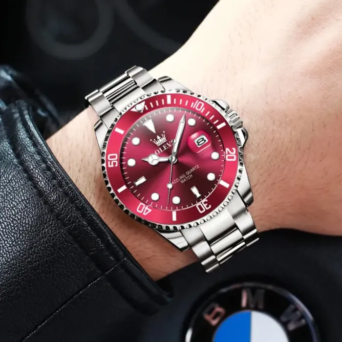 Чоловічий годинник Olevs Bordo - зображення 12