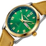 Чоловічий годинник Poedagar Omega Sahara Gold, 2 ремінці