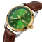 Чоловічий годинник Poedagar Omega Leather Brown