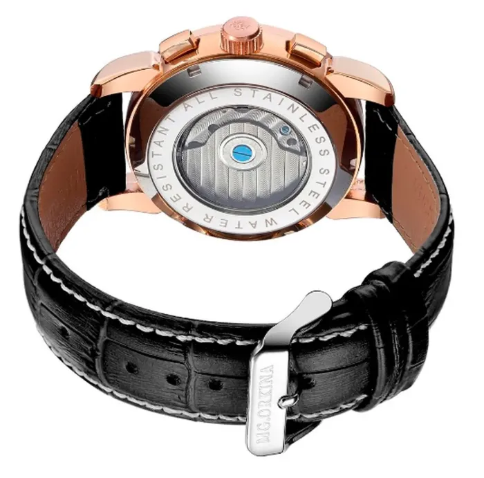 Чоловічі годинники Orkina DeLuxe Black - зображення 3