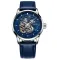 Чоловічий класичний механічний годинник Oubaer Night Blue 8902