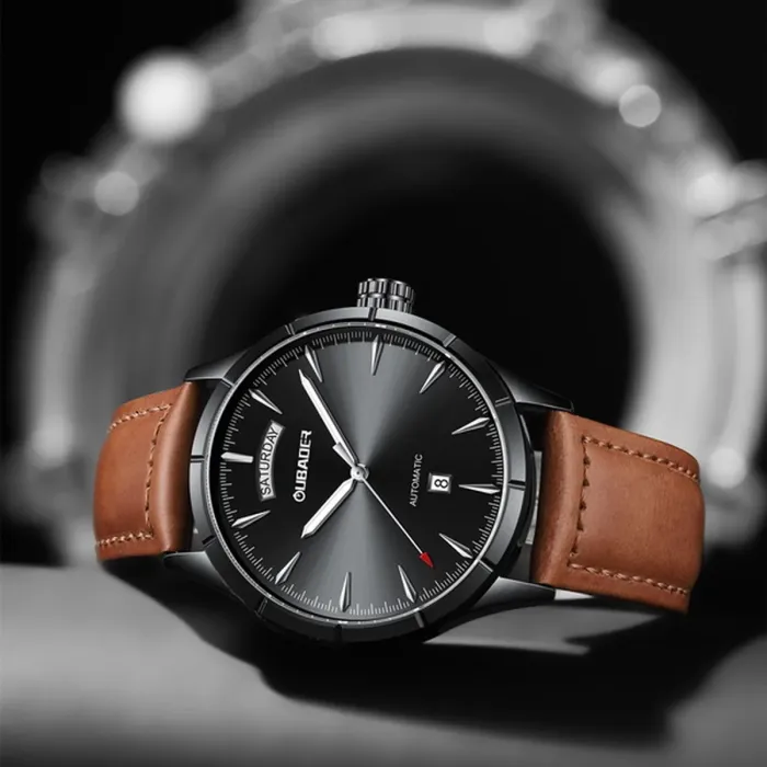 Чоловічий механічний годинник Oubaer Plus - зображення 3