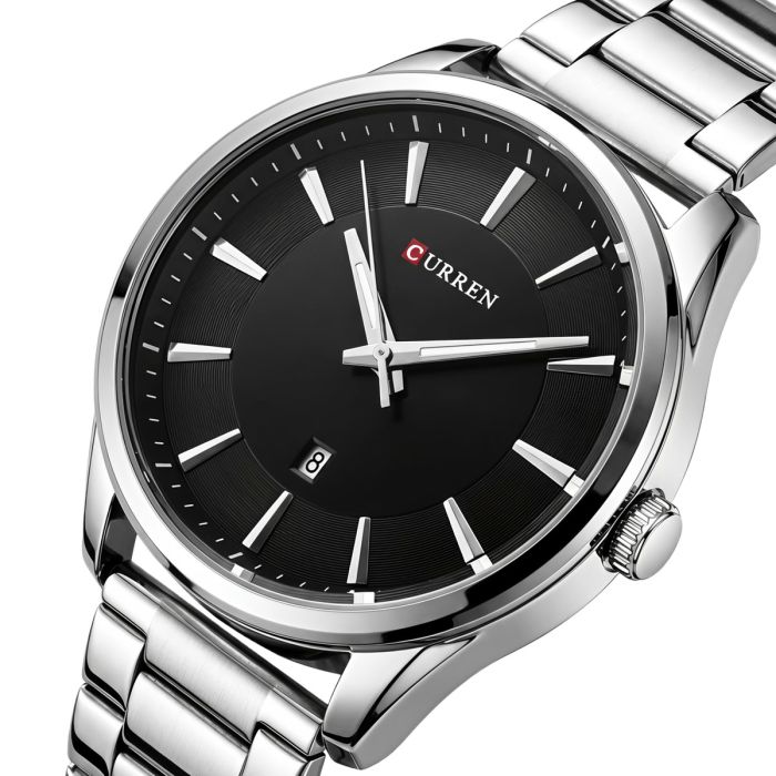 Чоловічий годинник Curren Panama Silver Metal - зображення 1