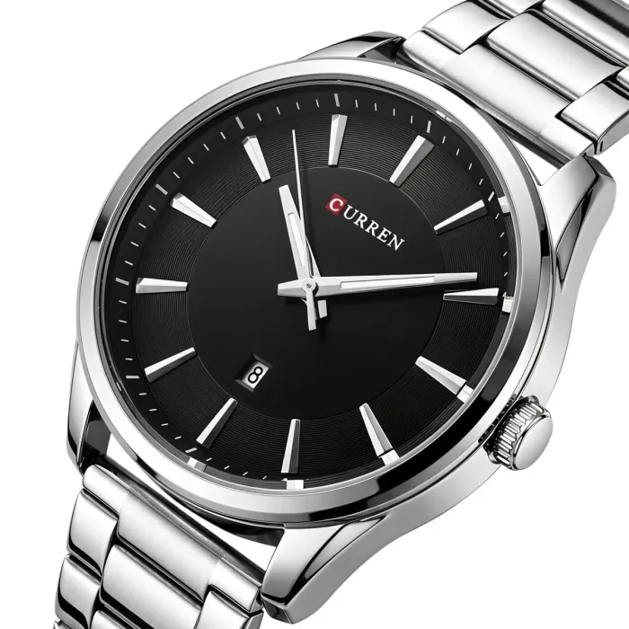 Чоловічий годинник Curren Panama Silver Metal - зображення 1