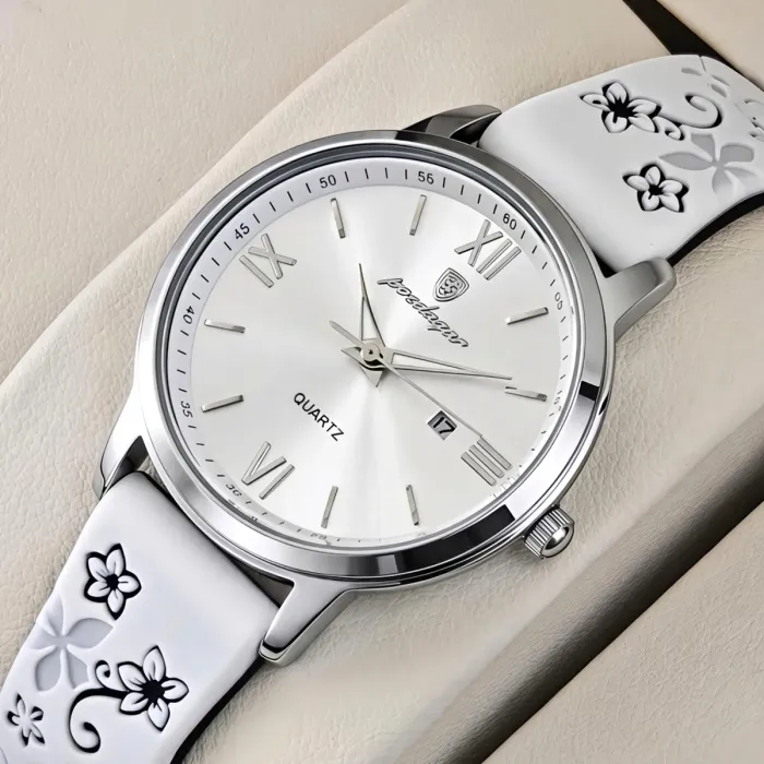Жіночий годинник Poedagar Passion White Flower, 2 ремінці - зображення 2