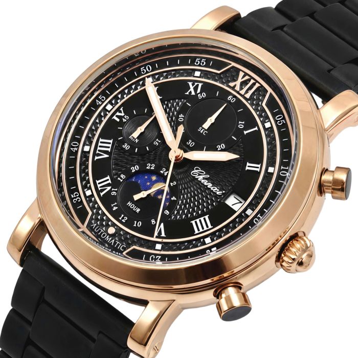 Чоловічий годинник Chenxi Patek Steel Black - зображення 1