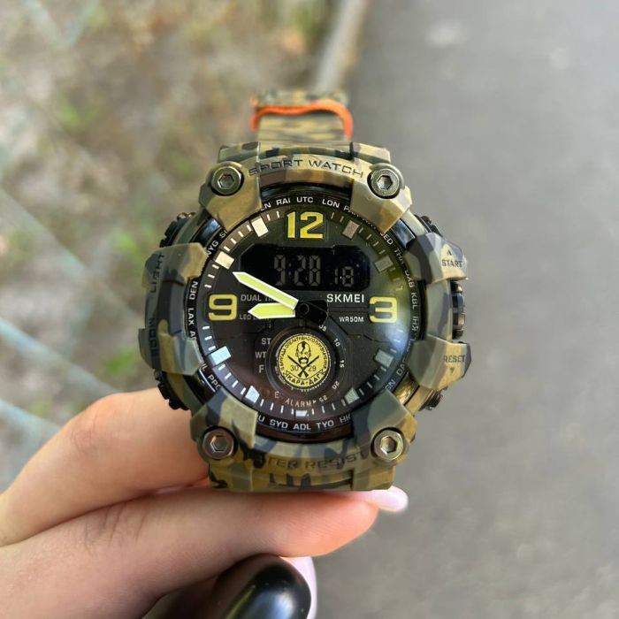 Чоловічий водостійкий спортивний тактичний годинник Besta United з Вашим ЛОГО - зображення 7