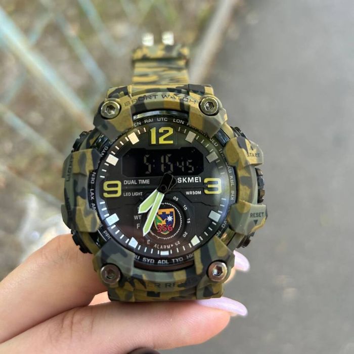 Чоловічий водостійкий спортивний тактичний годинник Besta United з Вашим ЛОГО - зображення 8