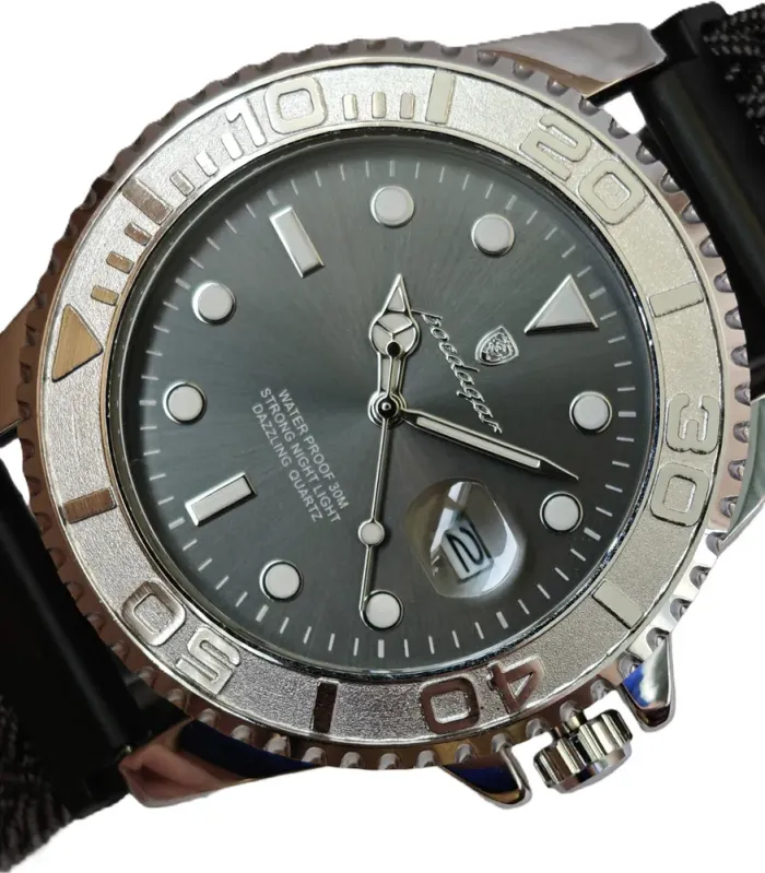 Чоловічий годинник Poedagar Pilot Nylon, 2 ремінці - зображення 2