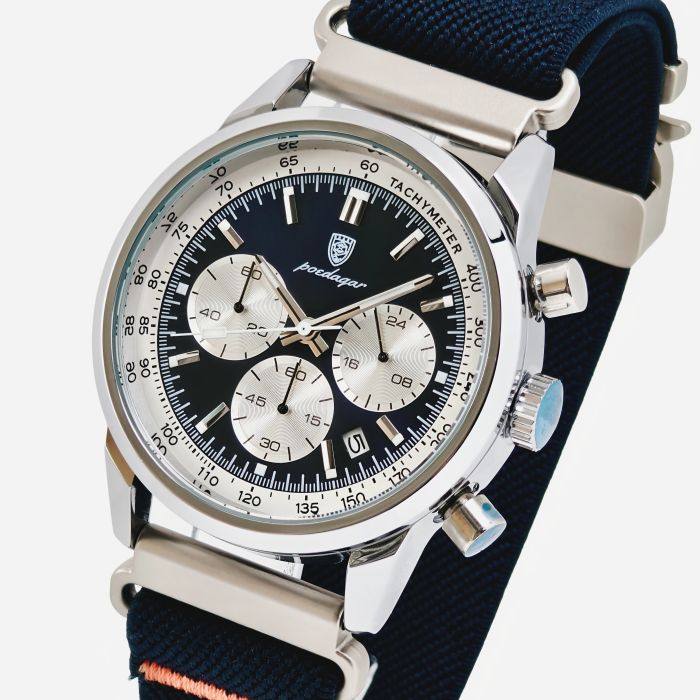 Чоловічий годинник Poedagar Innova Sky Blue, 2 ремінці - зображення 2