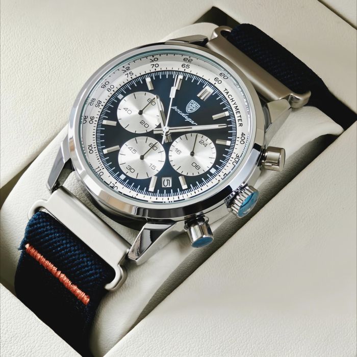 Чоловічий годинник Poedagar Innova Sky Blue, 2 ремінці - зображення 7