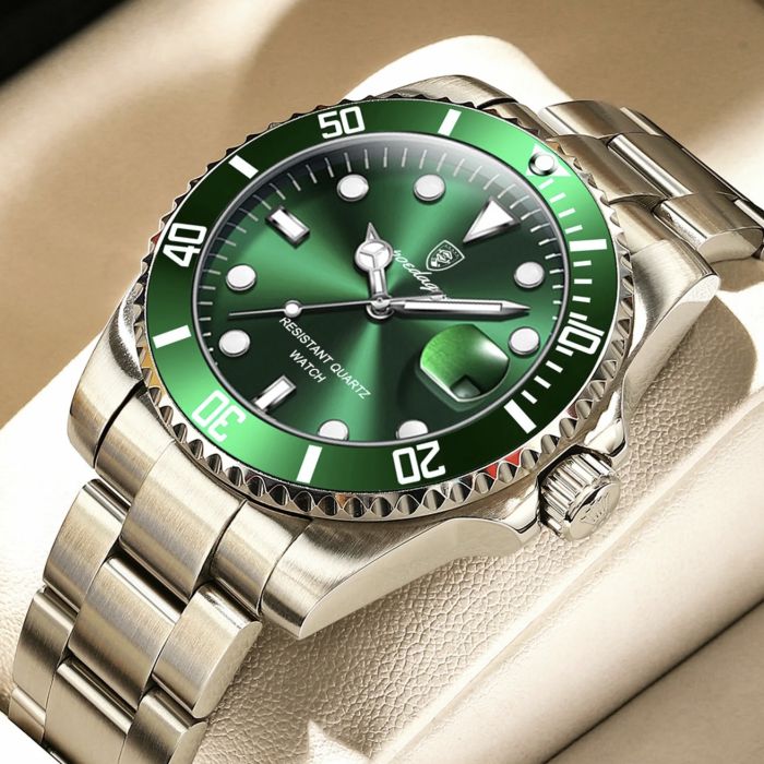 Чоловічий годинник Poedagar Olevs R-Line, 2 ремінці - зображення 3