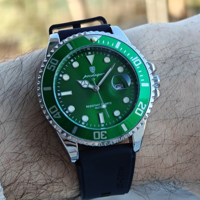 Чоловічий годинник Poedagar Olevs R-Line, 2 ремінці - зображення 7