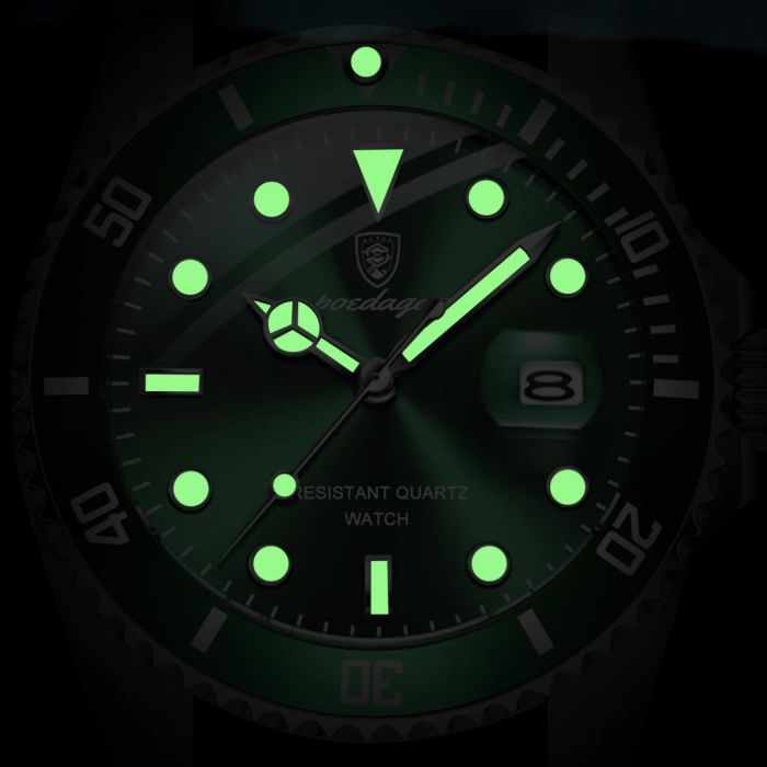 Чоловічий годинник Poedagar Olevs R-Line, 2 ремінці - зображення 5