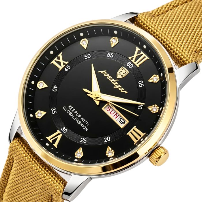 Чоловічий годинник Hemsut Poedagar Sahara Gold, 2 ремінці - изображение 1