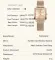 Жіночий годинник Poedagar Annet Beige, 2 ремінці