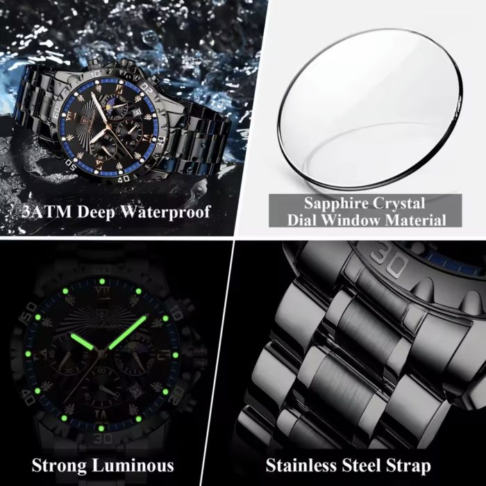 Чоловічий годинник Poedagar Extra - зображення 8