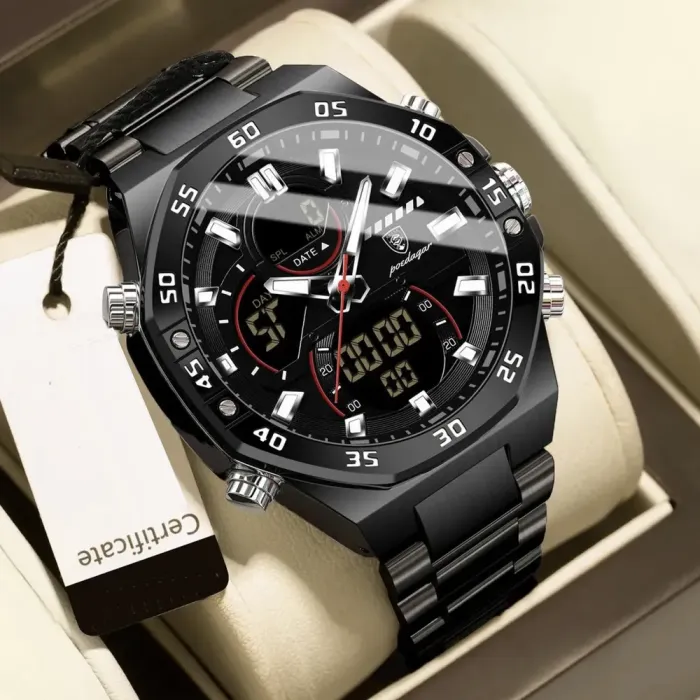 Чоловічий спортивний тактичний годинник Poedagar Iron Sport - зображення 2