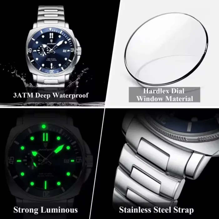 Чоловічий годинник Poedagar Lion - зображення 7