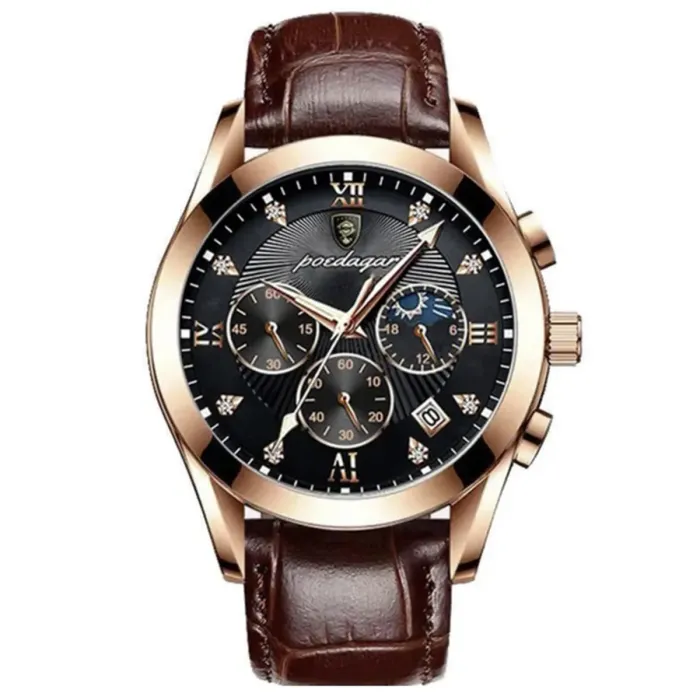 Чоловічий годинник Poedagar Magnat Gold - зображення 1