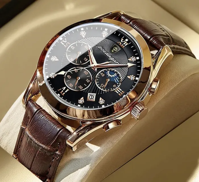 Чоловічий годинник Poedagar Magnat Gold - зображення 2