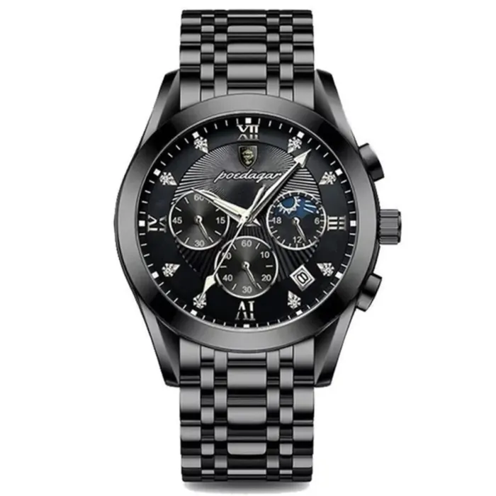 Чоловічий годинник Poedagar Magnat Steel - зображення 1