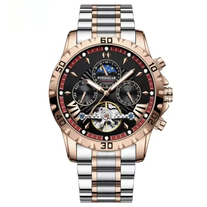 Чоловічий механічний годинник Poedagar Mechanical - зображення 2
