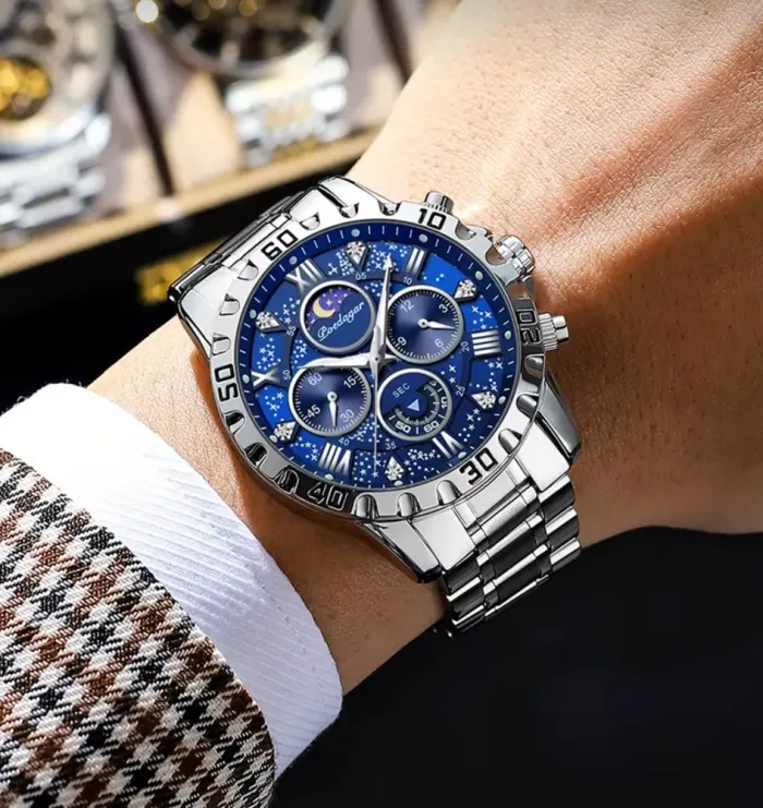 Чоловічий годинник Poedagar MoonLight - зображення 4