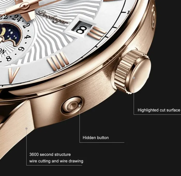 Чоловічий годинник Poedagar Neptun - зображення 11