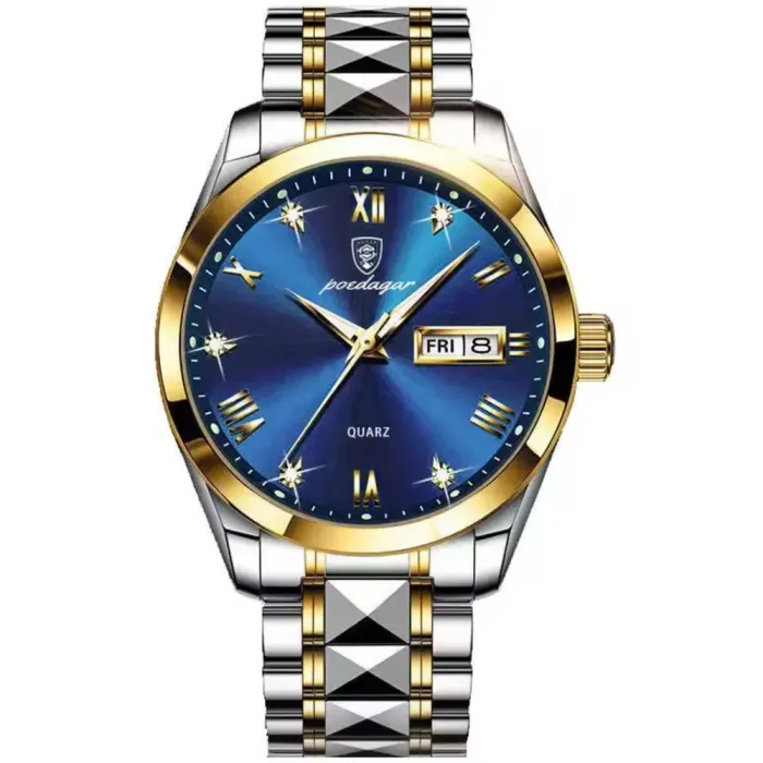 Чоловічий годинник Poedagar Omega Blue - зображення 2