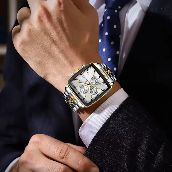 Чоловічий годинник Poedagar Parus Silver - зображення 4