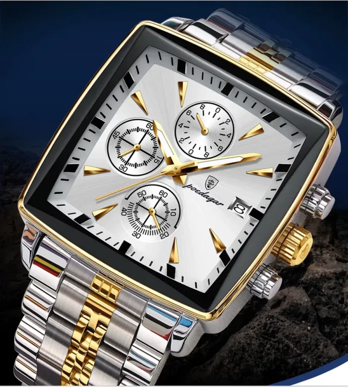 Чоловічий годинник Poedagar Parus Silver - зображення 6