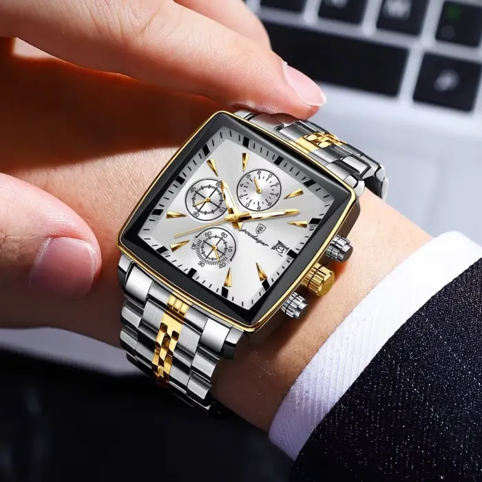 Чоловічий годинник Poedagar Parus Silver - зображення 7