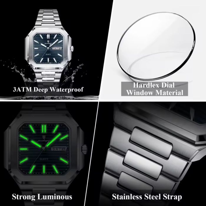 Чоловічий годинник Poedagar Chester - зображення 7