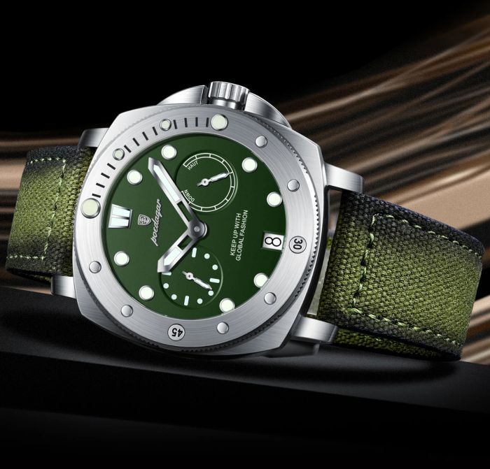 Чоловічий годинник Poedagar Select Silver Metal, 2 ремінці - зображення 5