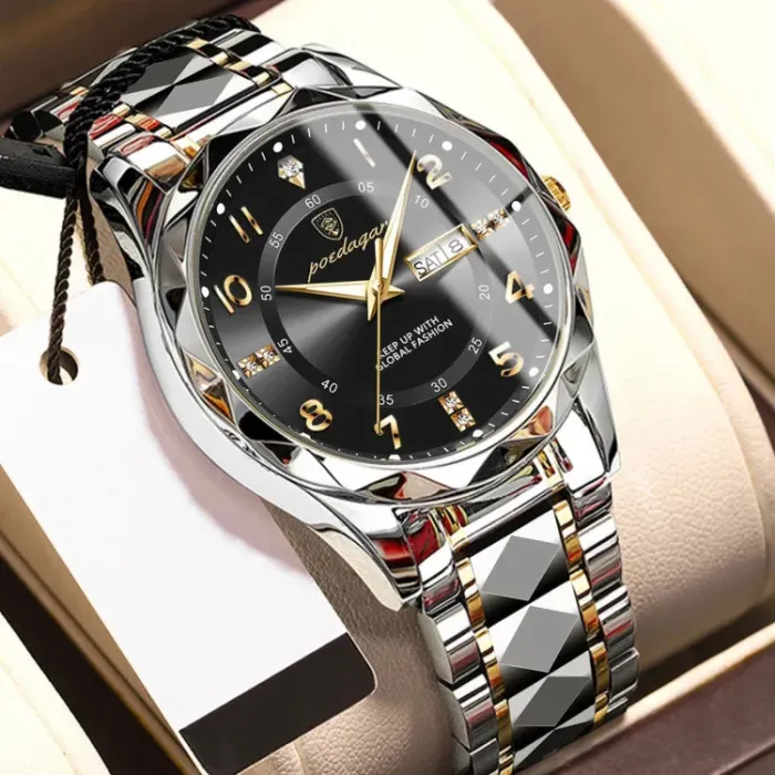 Чоловічий годинник Poedagar Stava Black - зображення 2