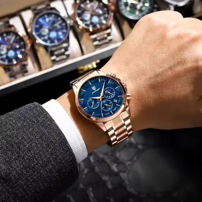 Чоловічий годинник Poedagar West RoseSteel - зображення 3