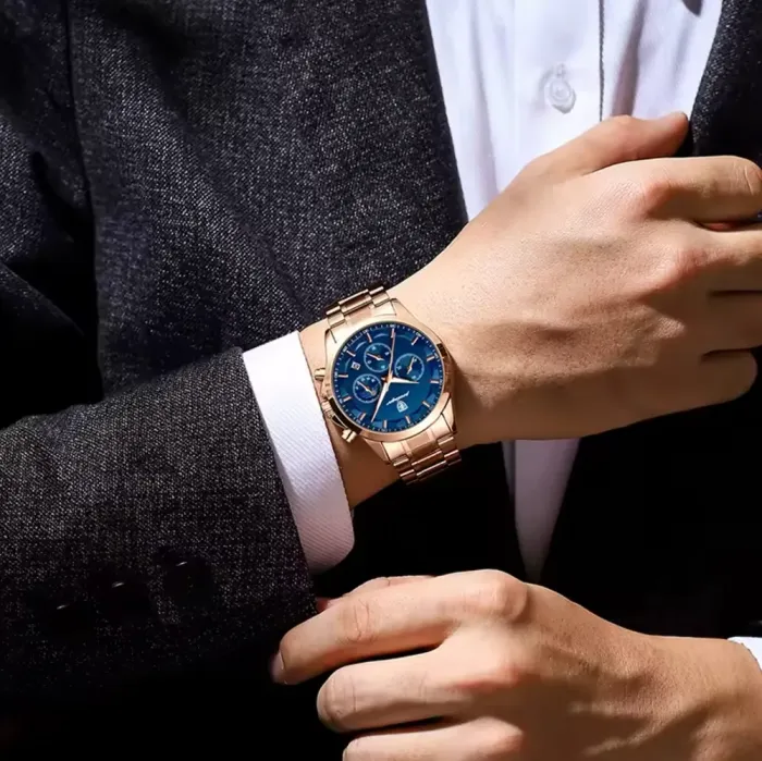 Чоловічий годинник Poedagar West RoseSteel - зображення 5