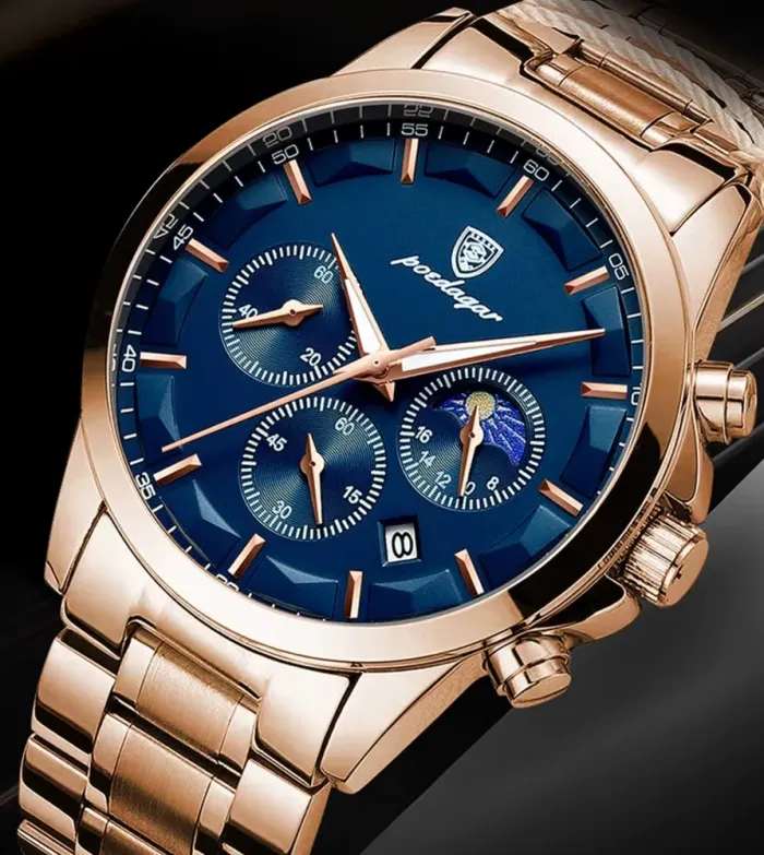 Чоловічий годинник Poedagar West RoseSteel - зображення 6