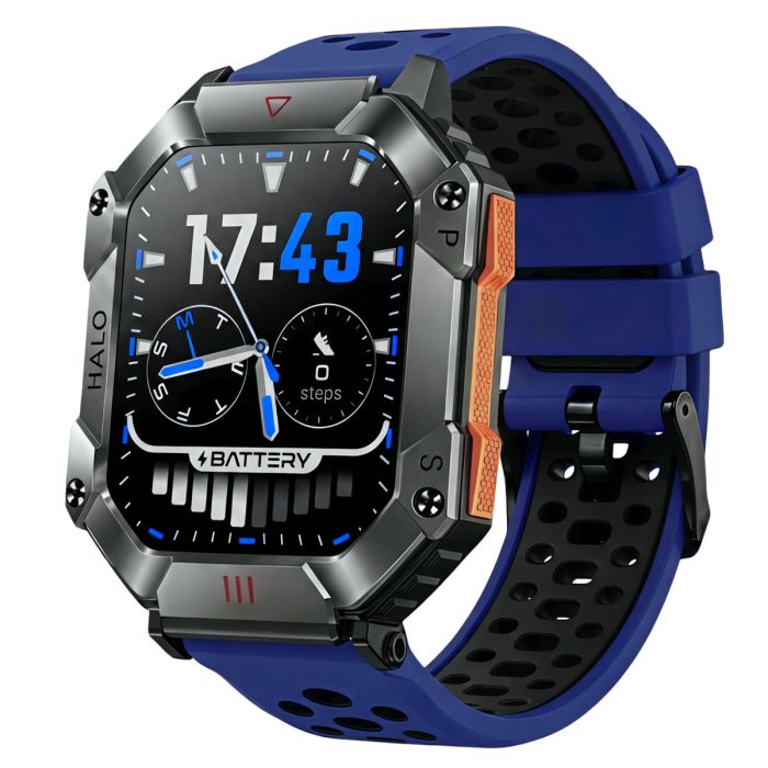 Розумний смарт годинник Smart Racer K+ Blue Rider з компасом, 3 ремінці - зображення 1