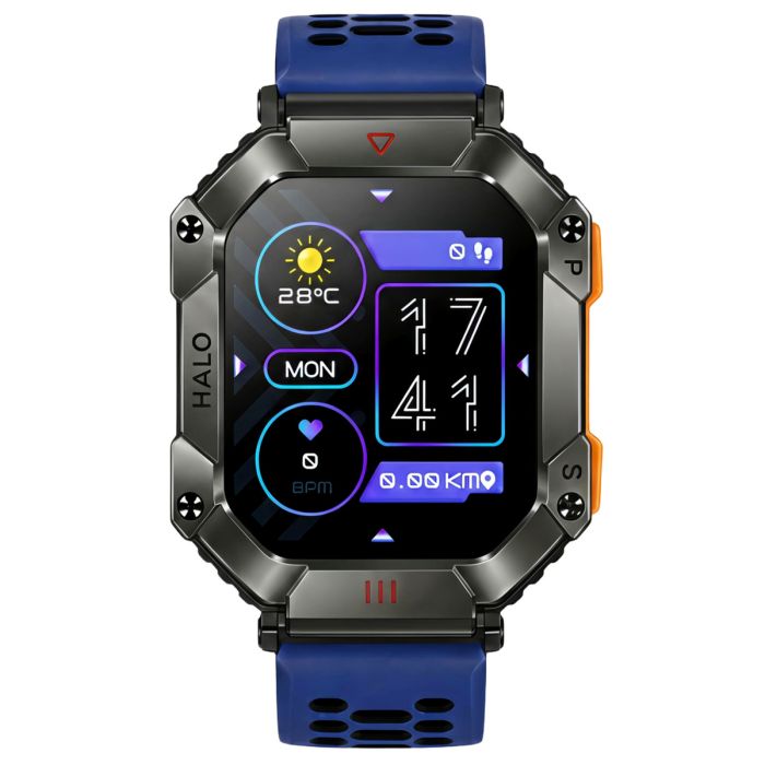 Розумний смарт годинник Smart Racer K+ Blue Rider з компасом, 3 ремінці - изображение 2