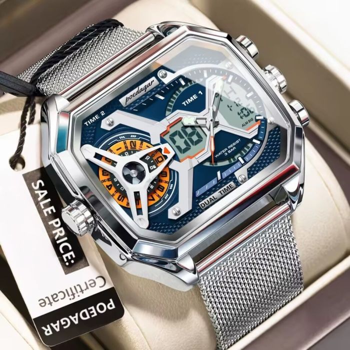 Чоловічий спортивний тактичний годинник Poedagar Reactor - зображення 2